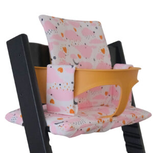 Tripp Trapp Chair Cover - Pink rain (WaterProof)