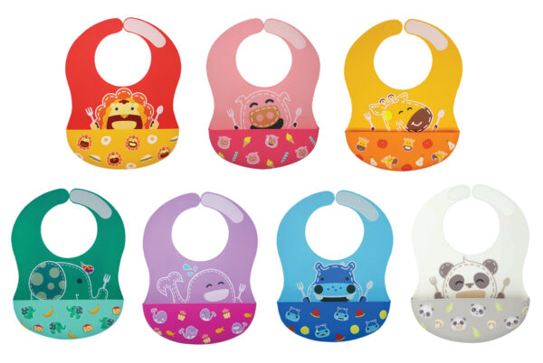 Wide Coverage Silicone Bib